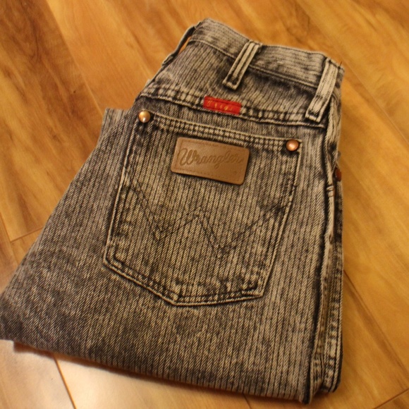 wrangler acid wash jeans